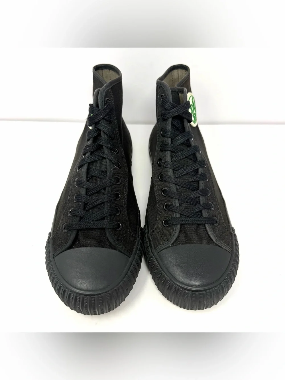 PF Flyers Mens Center Hi Sandlot Retro Sneaker Sz 10 Black Canvas MC2001SD GUC